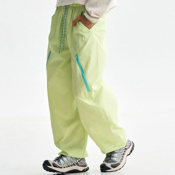 Custom Men's Outdoor Cargo Pants High Windproof Quick Dry Breathable Loose Fit Drawstring for Hiking Streetwear OEM ODM