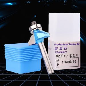 45 Degree Chamfer Bearing Router Bits Multi Scene Wear Resistant