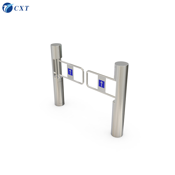 Swing Barrier Gate close-up view showing construction details