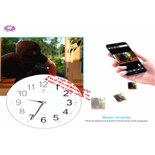 Wifi Spy Camera Wall Clock Wireless Full Hd 1080P Hidden Video Recorder Spy Video Made in China