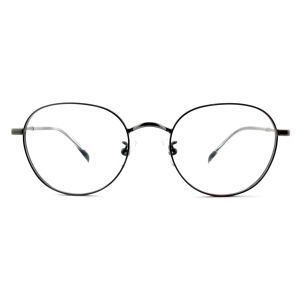 Wholesale FM2571 Stainless Optical Eyeglasses Frames , Unisex Full Rim Round Frame from china suppliers
