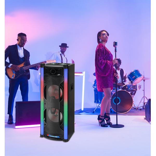 Super Bass LED Party Bluetooth Speaker Box Powerful Sound Double 10 Inch