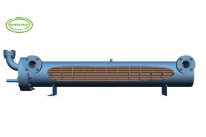 U-shaped R140A  dry type evaporator stainless steel tube water cooled copper tube evaporator