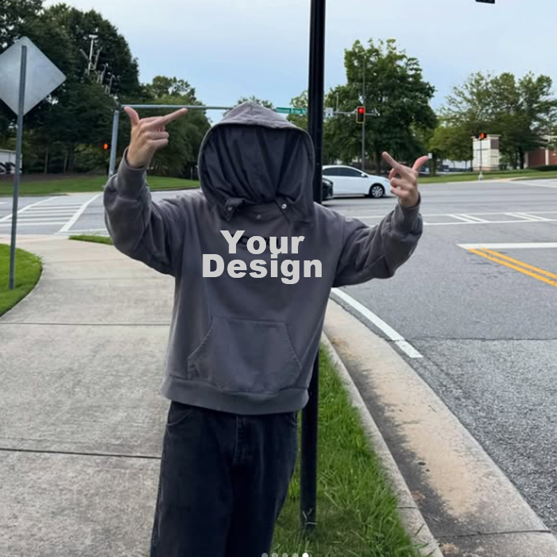 Removable Mesh Mask Balaclava Hoodie Custom Logo OEM/ODM
