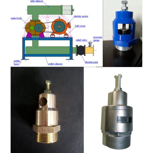 Positive Displacement Three Lobe Roots Blower For Conveying In Cement Plant