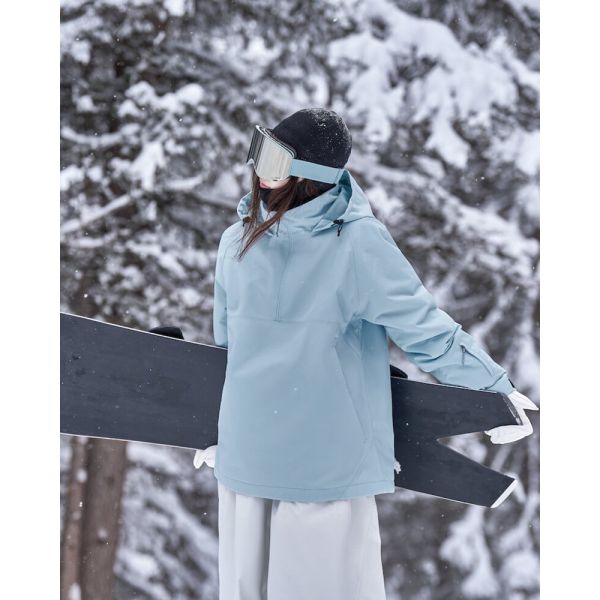 Custom OEM Couple 3L Waterproof Snowboard Ski Jacket Winter Warm Ski Sweatshirt