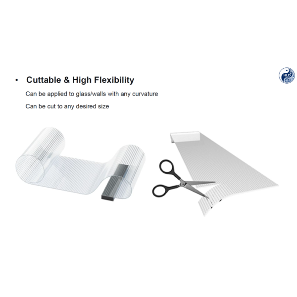 Ultra-Thin 1-3 mm High Transparency 95% Cuttable & Bendable LED Film Screen Flexible LED Display