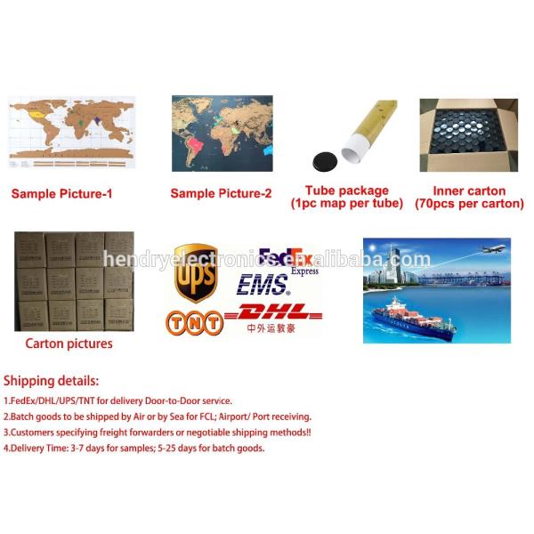 Scratch off USA Map with National Parks - Scratch Map of USA By Landmass