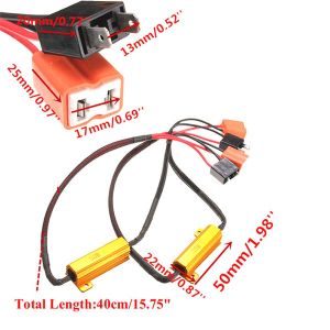 H7 50W LED Headlight Decoder , 2PCS H7 LED Canbus Decoder