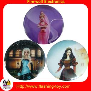 Wholesale round / square / heart shaped Mini 3D Flashing Badges (tin, plastic, metal) from china suppliers