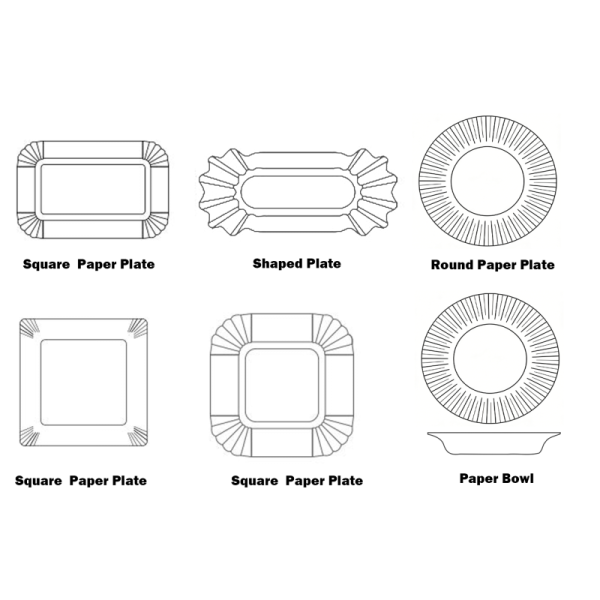 Sturdy disposable 9-inch paper plates designed to withstand heavy in catering kitchens banquet halls and food service operations