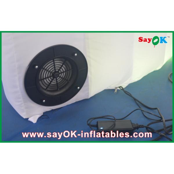 Wedding Photo Booth Hire Cube LED Inflatable Photo Booth With Curtan Christmas Decoration Use