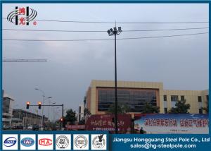 China High Mast Pole Lighting Tower Mast Garden Light Pole 2~30mm Wall Thickness on sale