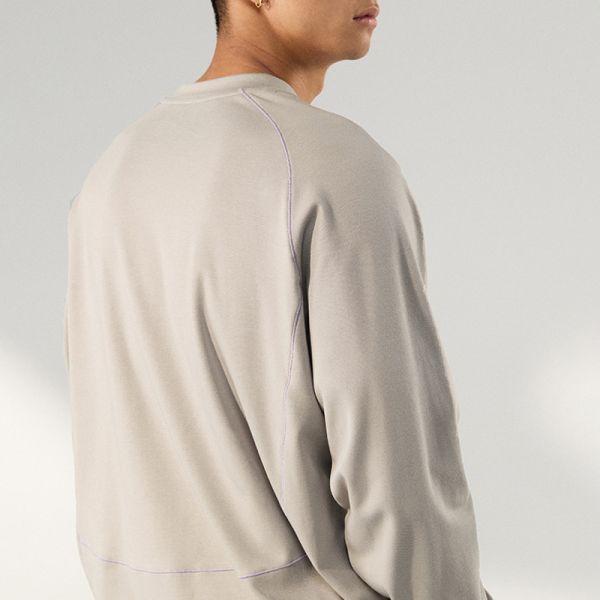 Modal Cotton Blend Long Sleeve Top, Soft Stretch Casual Basic Tee | OEM & ODM Supported, Custom Logo, Fabric & Color Available