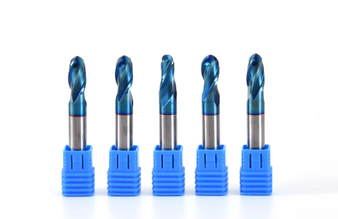 High Precision Ball Nose End Mills Milling Tools For Machining Unalloyed Steels
