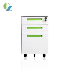 Wholesale Steel 3 Drawer Rolling File Cabinet Mobile Pedestal Use In Office Home Gym School from china suppliers