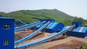 China Quarry Mining Transfer Belt Conveyor 1200mm B500 Black brown on sale