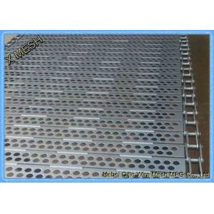 China Stainless Steel Metal Plate Conveyor Belt Wire Mesh Screen For Aggregate on sale