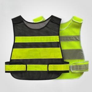 China Universal Size Security Safety Vest Green Construction Vest SGS Certificate on sale
