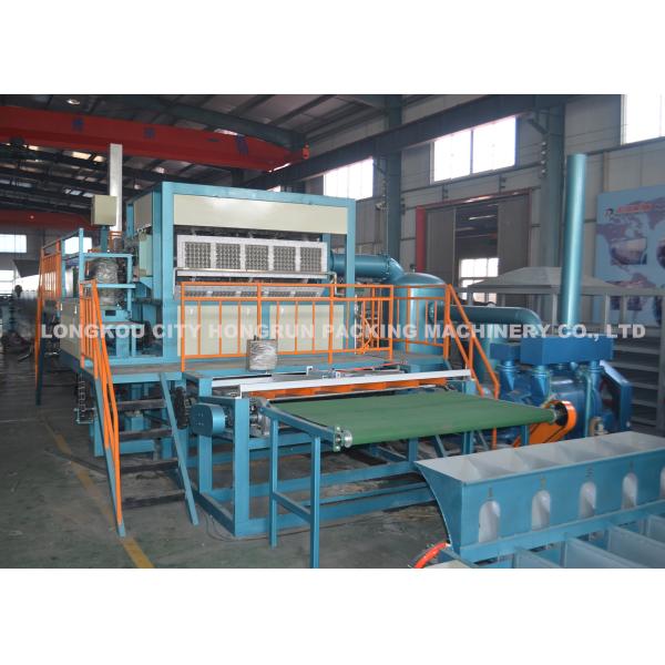 6000pcs/h Rotary Type Pulp Molding Machine , Egg Tray Production Line