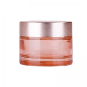 Wholesale MSDS EMC Eye Cream Cosmetic Glass Jars Pomegranate Red Empty Face Cream Containers from china suppliers
