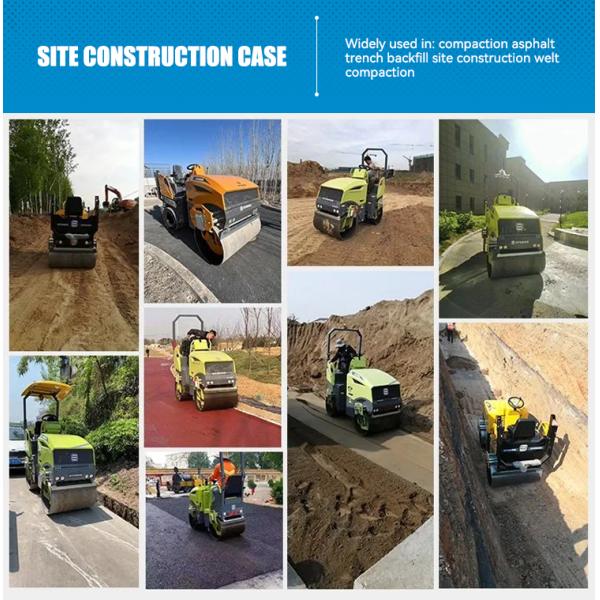 1 Ton 3 Ton 5 Ton diesel Road Roller Double Drum Roller Compactor Road Roller