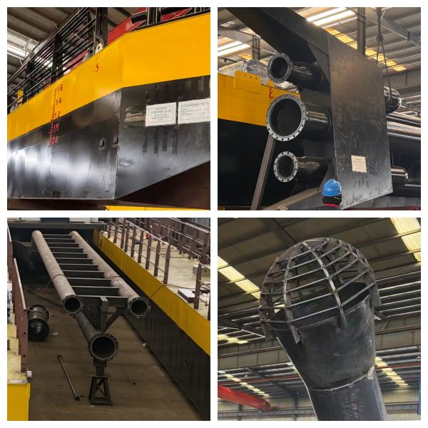 Customizable 1760KW Engine Cutter Suction Dredger with 3000M Discharge Distance and 5000 Cubic Meters/Hour Efficiency