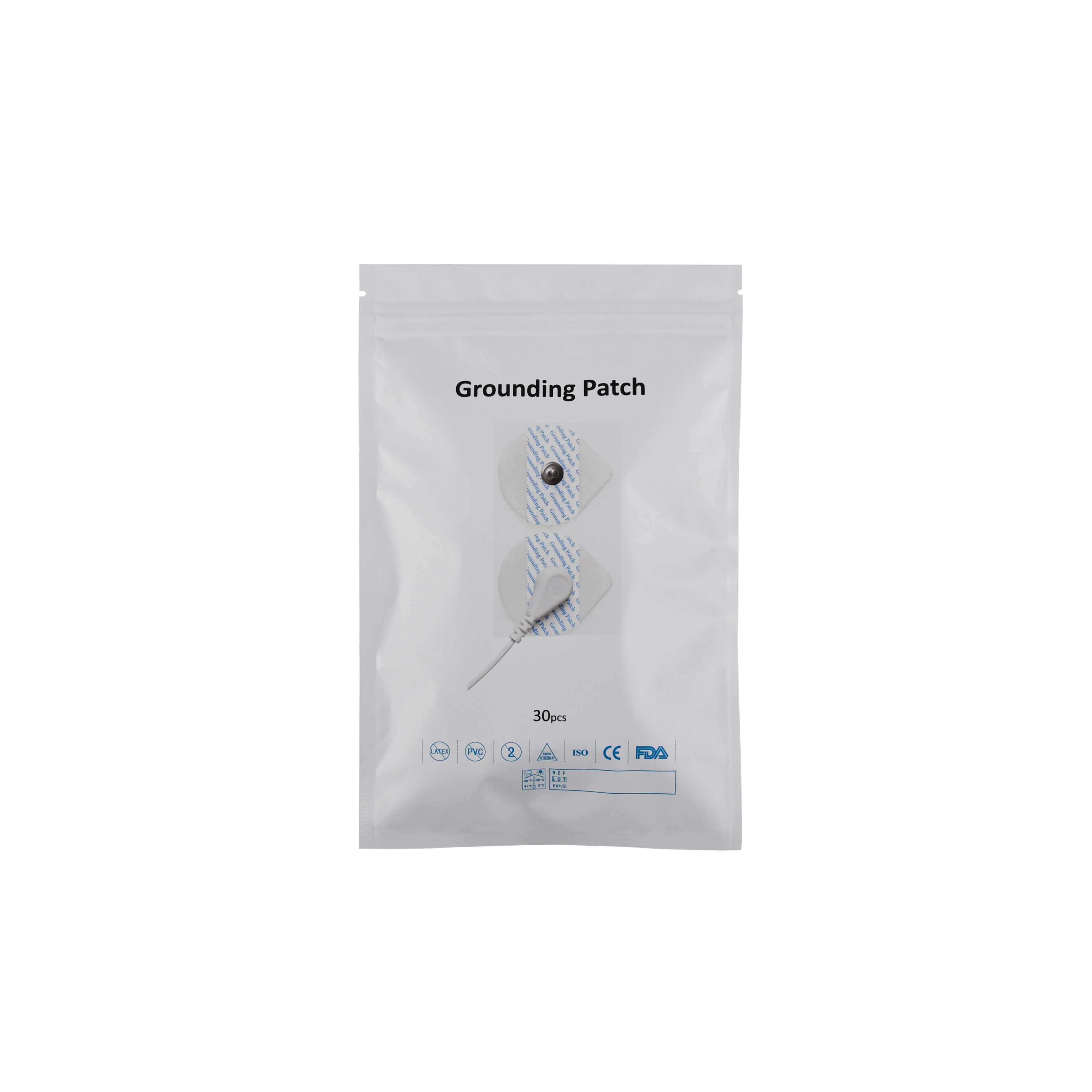 Dropshipping Earthing Electrode Pad Disposable Wellness Therapy Grounding Sticky Pads Recovery Mat