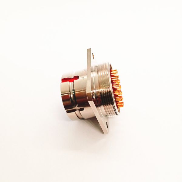 Circular Connector Y3A-1832ZK10 32 Pin Socket Bayonet Flange Mount Connector