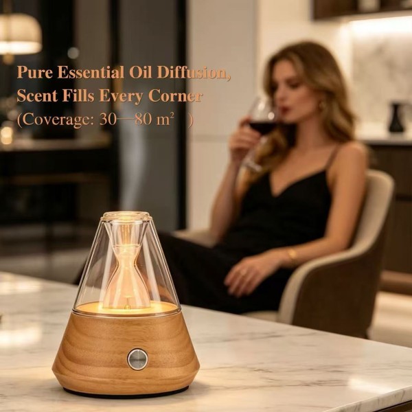 Low Noise Eco Friendly Aroma Diffuser 15ml Capacity Home Aroma Machine for Aromatherapy