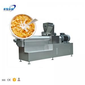 China Corn Flakes Manufacturing Plant And Breakfast Cereal Extruder Machine on sale