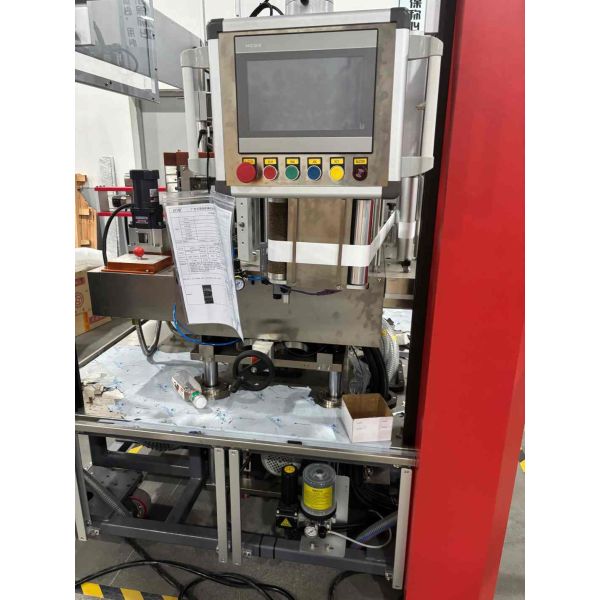 Fully Automatic Self-Adhesive Labeling Machine with Beckhoff PLC and 18 Labeling Stations in SUS304 Stainless Steel
