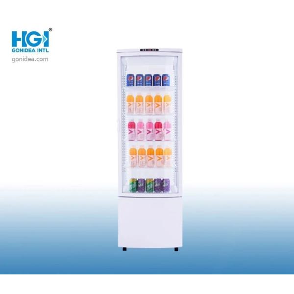 238L Counter Top Glass Display Fridge Floor Standing Commercial