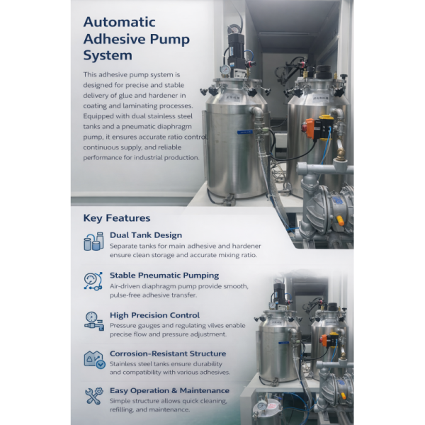 High Precision 2 Component Curtain Coating Equipment 1300mm Max Coating Width