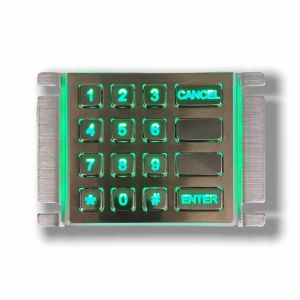 BEST PRICE Stainless steel Keypad Sealed Grade IP65 USB / RS232 / SCANLINE