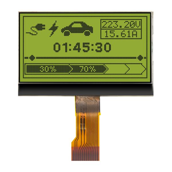 COG LCD Display 128x64 | 128*64 STN+ Yellow Green LCD 5.0V,Suitable for instrumentation