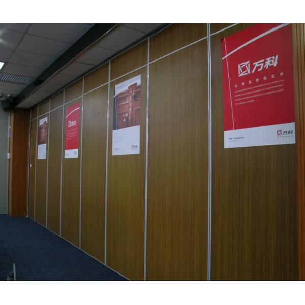 Melamine Operable Partition Conference Room Movable Walls 2000 - 4000MM Height
