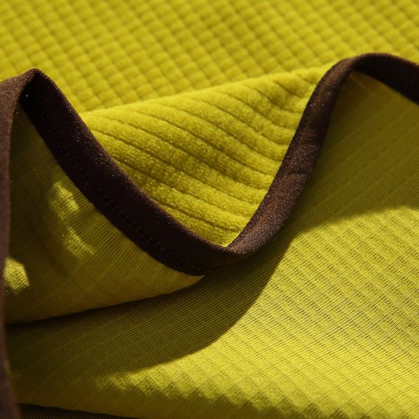 Custom OEM ODM Half Zip Hooded Thermal Pullover, Constant Temperature Warm Grid Outdoor Fleece Top, Custom Logo & Fabric Supported