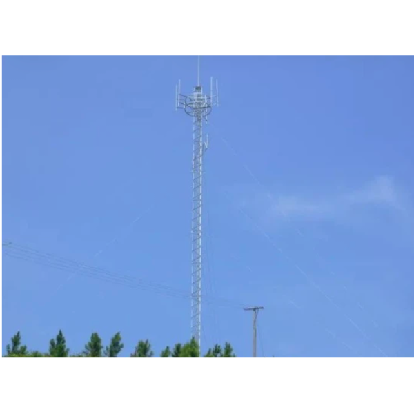 High Stability Telecommunication Towers Customized Guyed Telecom Tower