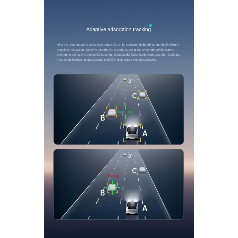 AI VisionCube S FPV Drone Tracking System 50 Targets Human/Car Detection, Trajectory Prediction Auto Lock (450M Range)