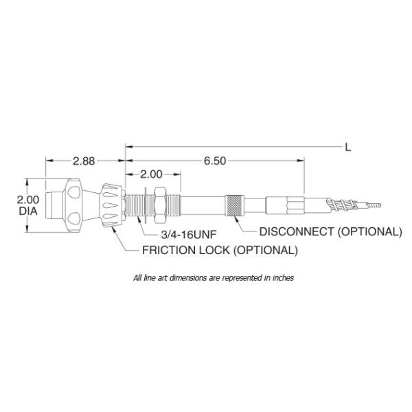 Micro Adjust Push-Pull Control Head Micro Adjustment Control Head