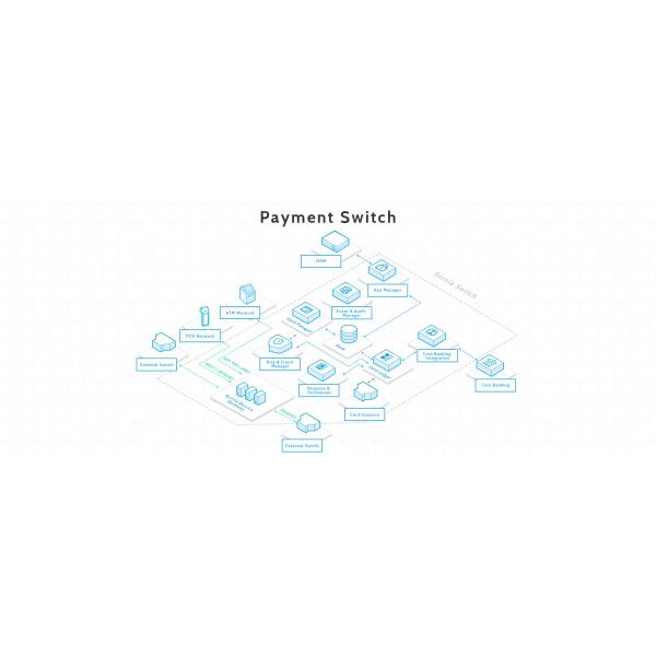 PCI PDSS Payment Switch 600x600 dpi 170CPH For Bank Financil Department