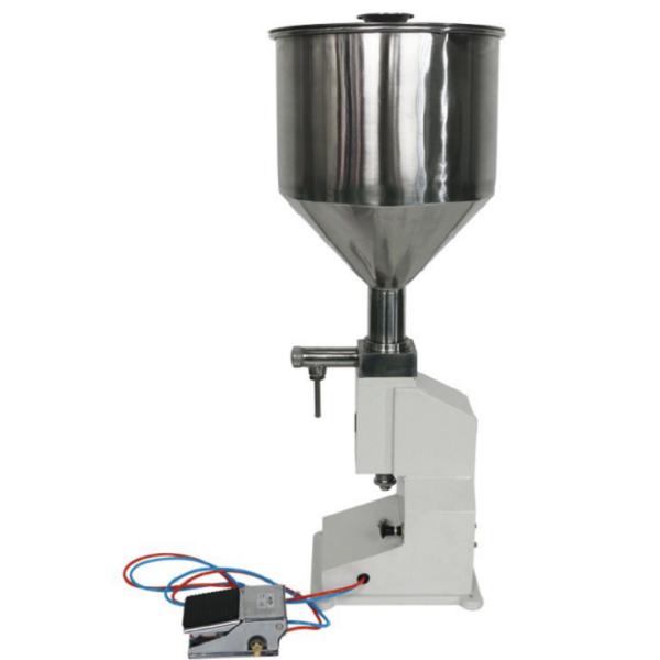 A02 Manual Grade Small Pneumatic Paste Filling Machine 50ml Cream Shampoo Cosmetics Filler for Beverage and Bag Packaging