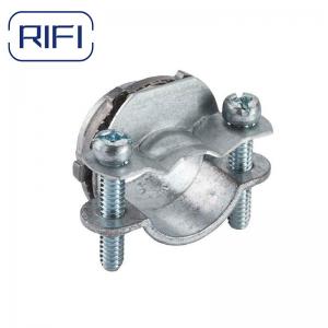 Wholesale Zinc Die Cast NM Cable Clamp Type Silver 3 / 8 Romex Connector from china suppliers