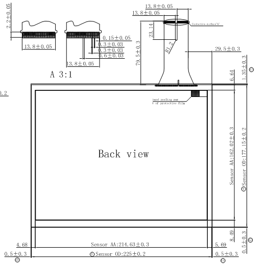 10.4inch PCAP Touch Panel with AR for 4:3 Touch Screen Advertising Display