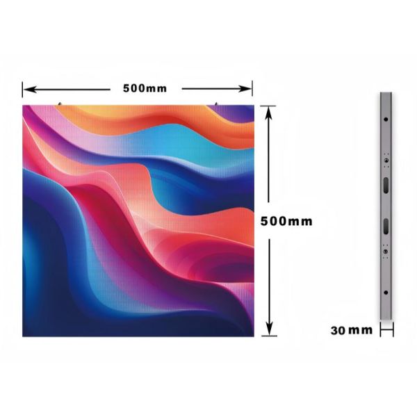Ultra-thin Double-sided LED Poster Displays 8K LED display for Airports