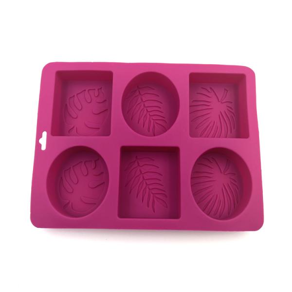 Flexible Tasteless Small Soap Molds Heatproof Lightweight Versatile