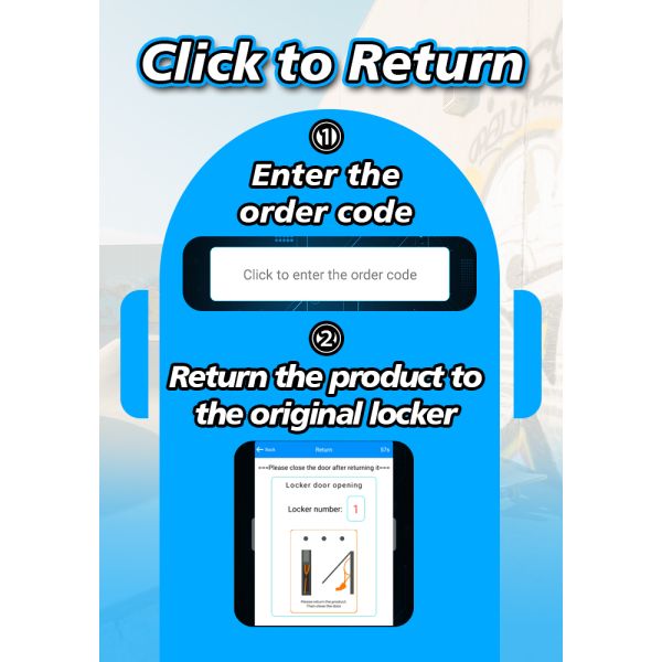Beach Sun Umbrella Rental Vending Machine Outdoor Solution with Card Reader