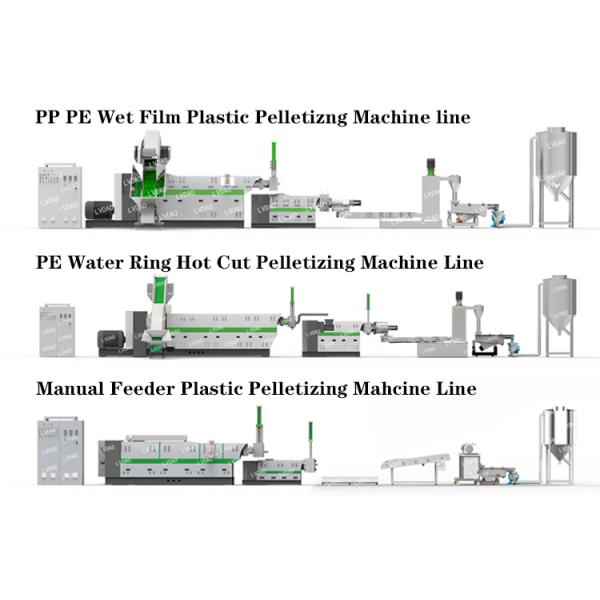 PP PE Films Agglomerator Machine Recycling Plastic Granules Making Machine
