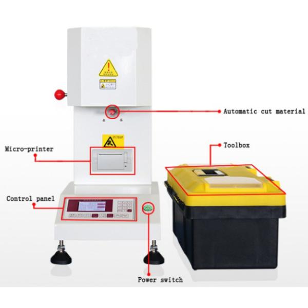 PVC Melt Flow Index Plastometer plastic film testing equipment With High Temperature